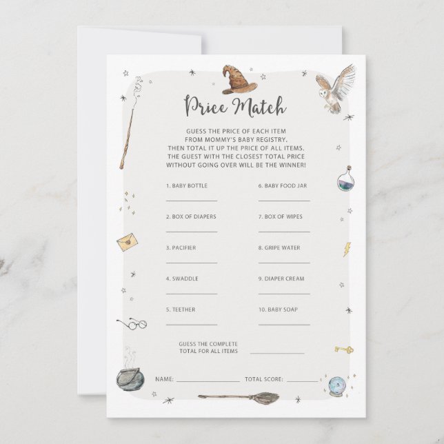 Predikationsspel för Bebisprogram i Baby Inbjudningar (Framsida)