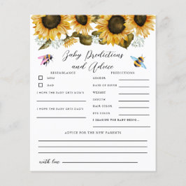 Predikationsspel för Bee Gender Reveal Baby