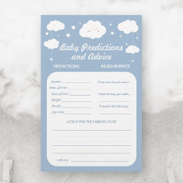 Predikationsspel för Blue Cloud Baby Shower