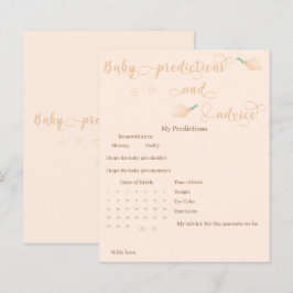 Predikationsspel för Cute Baby Dove Baby Shower