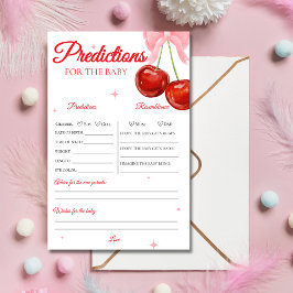 Predikationsspel för unika Cherry Baby Shower