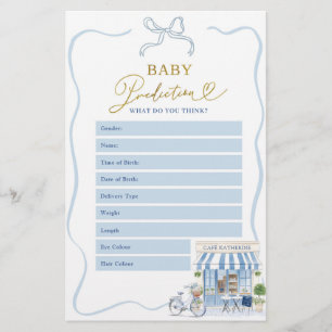Predikationsspel i Coquette Parisian Cafe Baby