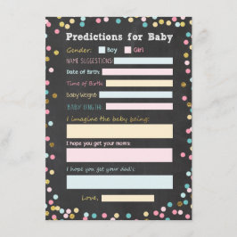 Prediktioner för Baby Gender visar spelaktivitet Inbjudningar