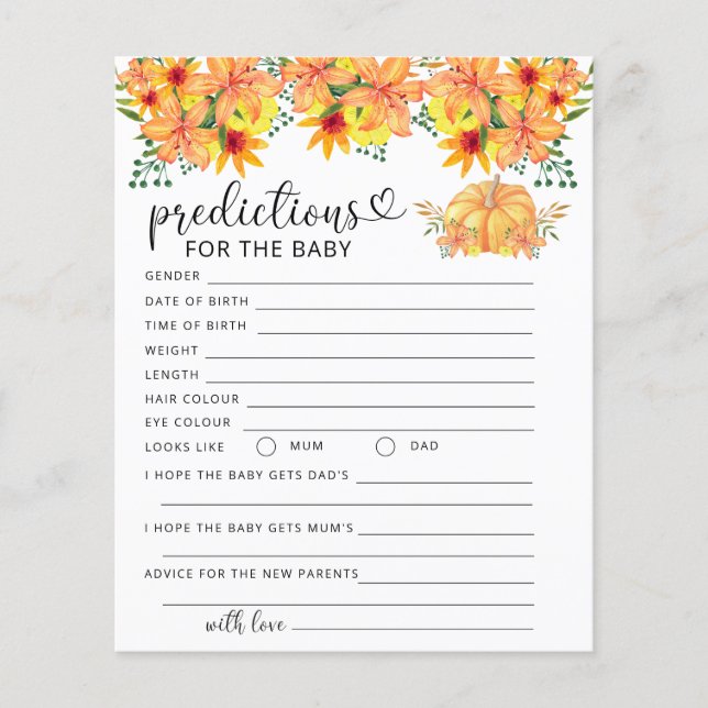 Prediktioner och råd för flödespumpa baby (Framsida)