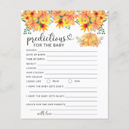 Prediktioner och råd för flödespumpa baby