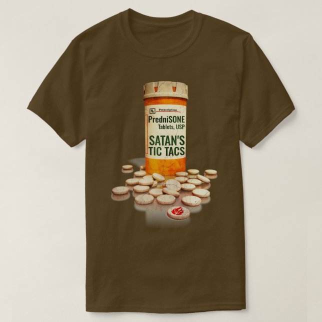 Prednisone alias SATANS TIC TACS T Shirt (Design framsida)