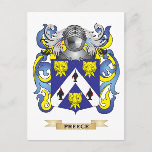 Preece Jacka of Arm (Family Crest) Vykort