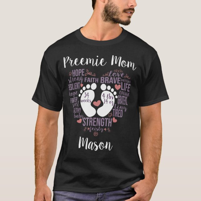 Preemie Mamma Mason Shirt T (Framsida)