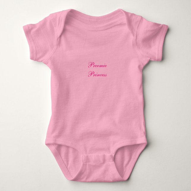 Preemie Princess Infant Tee Shirt (Framsida)