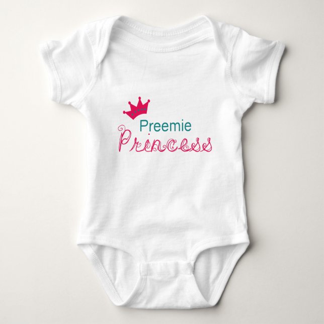 Preemie Princess T Shirt (Framsida)