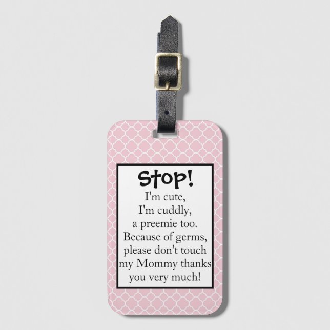 Preemiebarnvagnmärkre Bagagebricka (Framsida vertikal)