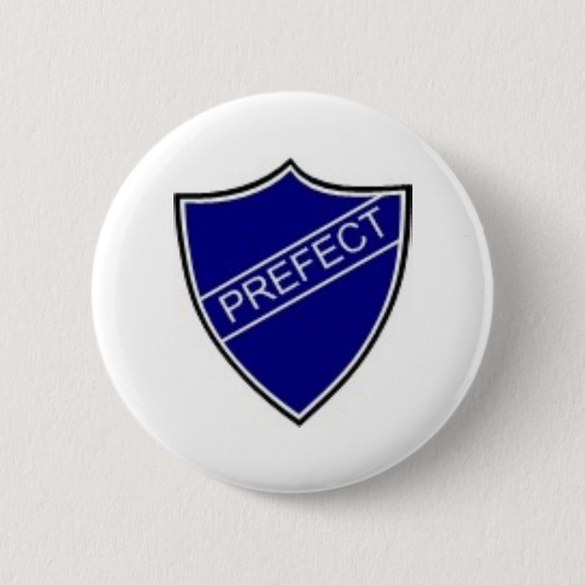 Prefekt Badge Blue Knapp (Framsida)