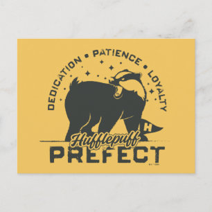 Prefektmärke för HUFFLEPUFF™ Vykort