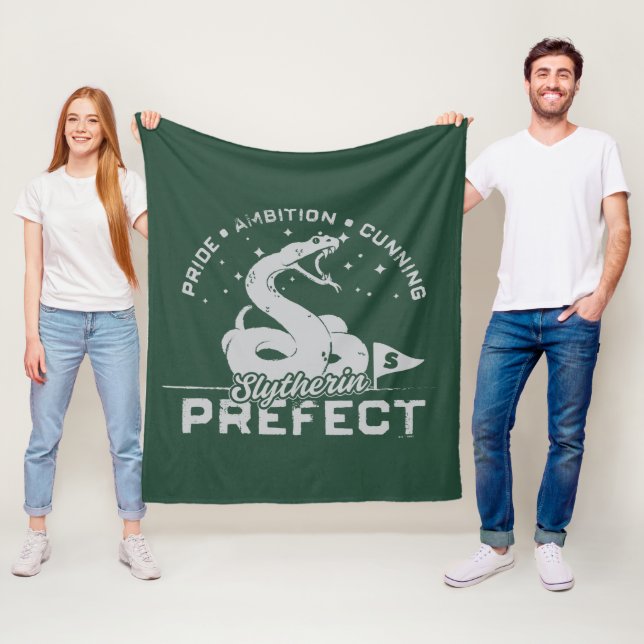 Prefektmärke för SLYTHERIN™ Fleecefilt (På plats)