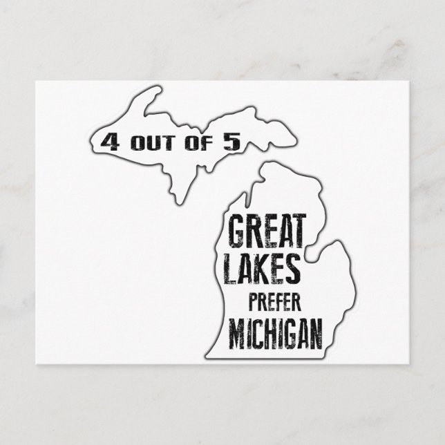 Prefer Michigan Vykort (Framsida)
