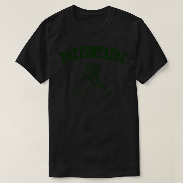 PREFONTAINE Coos Bay ORE T Shirt (Design framsida)