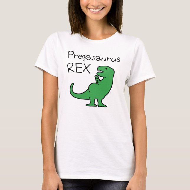 Pregasaurus Rex Tee Shirt (Framsida)