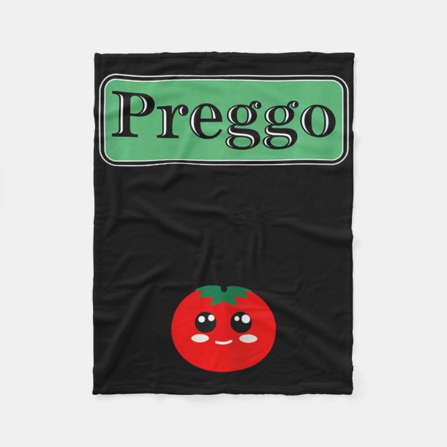 Preggo Sauce Funny Moderskap Halloween Costume Tom Fleecefilt (Framsidan)