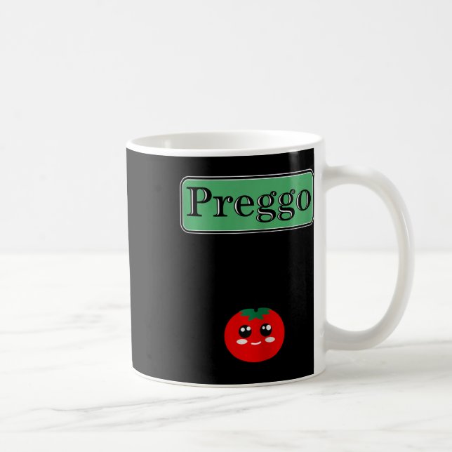 Preggo Sauce Funny Moderskap Halloween Costume Tom Kaffemugg (Höger)