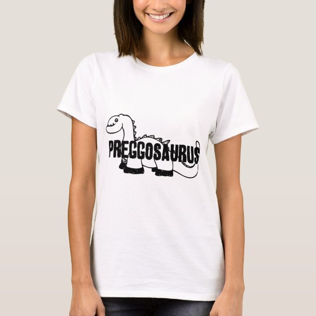 Preggosaurus T Shirt (Framsida)