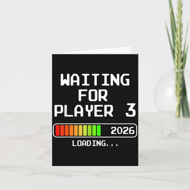 Pregnancy Announcement 2026 Waiting For Player 3 D Kort (Framsida)
