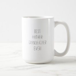 Pregnancy Announcement Best Father Grandfather Kaffemugg