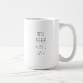 Pregnancy Announcement Best Sister Auntie Aunt Kaffemugg