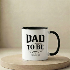Pregnancy Announcement Gift Dad To Be Mug Mugg
