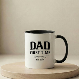 Pregnancy Announcement Gift First Time Dad Mugg