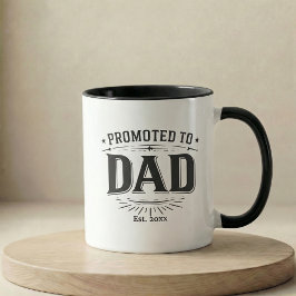 Pregnancy Announcement Gift Promoted To Dad Mugg