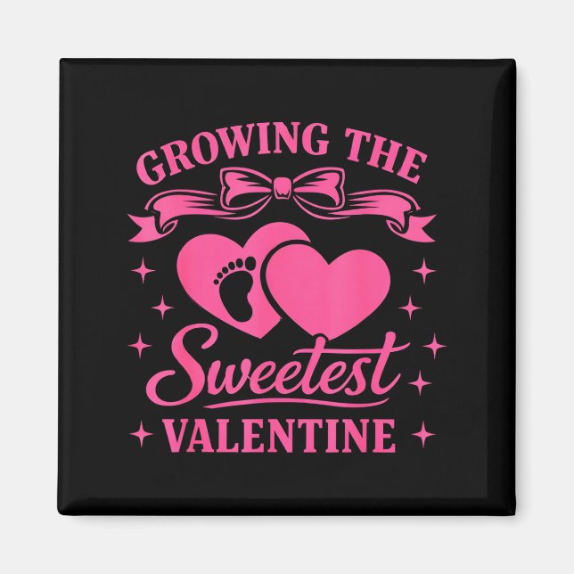 Pregnancy Announcement Growing The Sweetest Valent Magnet (Framsidan)