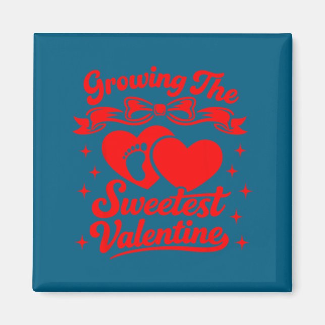 Pregnancy Announcement Growing The Sweetest Valent Magnet (Framsidan)