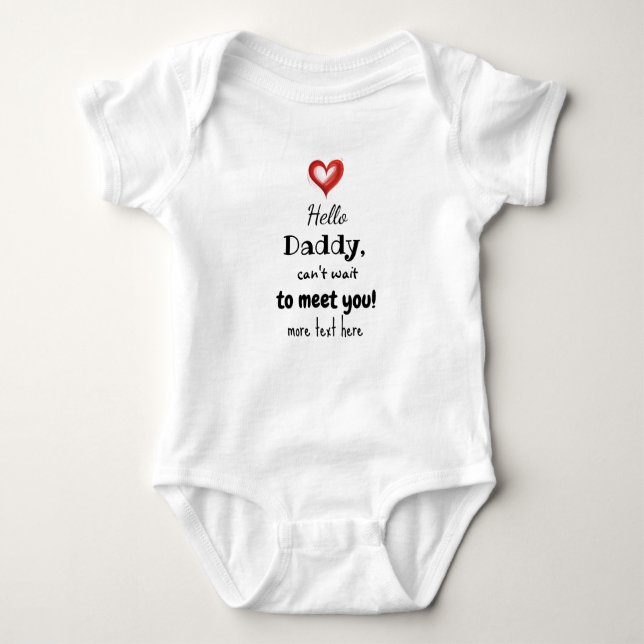 Pregnancy Announcement Idea for Dad, Custom Text  T Shirt (Framsida)