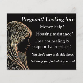 Pregnancy help and after abortion flyer