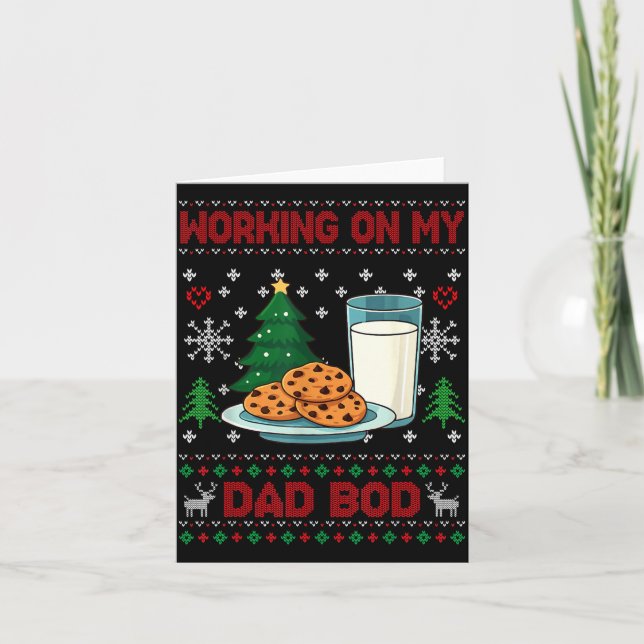 Pregnancy New Mom Baby Pregnant Christmas Matching Kort (Framsida)