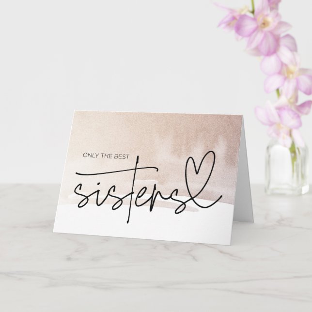 Pregnancy Reveal Sister Aunt to Be I'm Pregnant Ca Kort (Orkide)