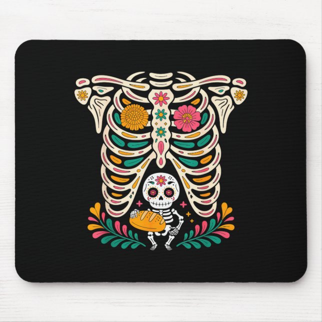 Pregnancy Skeleton Dia De Los Muertos Mexican Bell Musmatta (Framsidan)