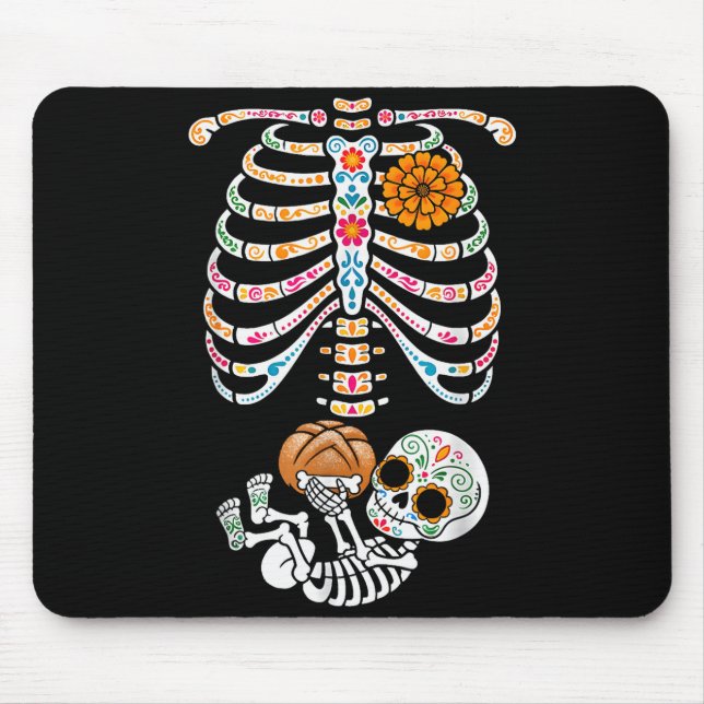 Pregnancy Skeleton Dia De Los Muertos Mexican Bell Musmatta (Framsidan)