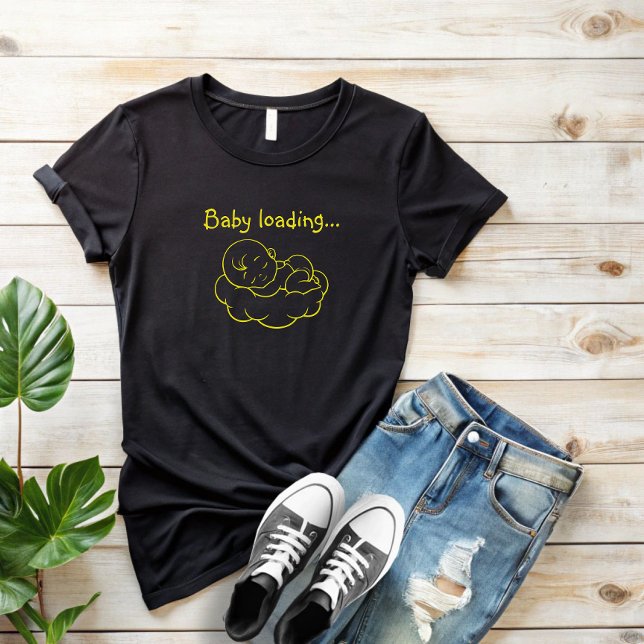 Pregnant First Mothers Day yellow T Shirt (Skapare uppladdad)