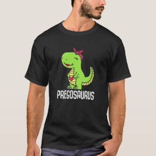 Pregosaurus Dinosaur Stegosaurus Gravid Announc T Shirt