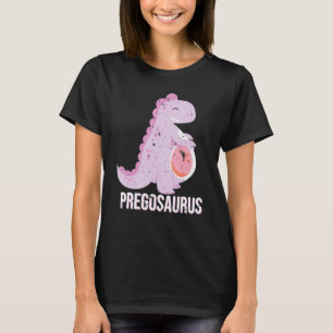 Pregosaurus Funny Dinosaur Pregnancy T Shirt