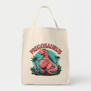 Pregosaurus Funny Gravid Announcement Dino Mamma Tygkasse