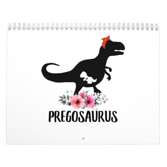 Pregosaurus Gravid Gift Kalender (Omslag)