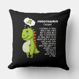 Pregosaurus T-Rex Dinosaur Mamma Gravid Mor Kudde