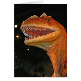 Prehistorisk Dinosaur Hälsningskort