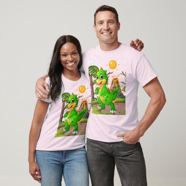 PREHISTORISK DINOSAURIEVÄRLD  T SHIRT (Unisex)