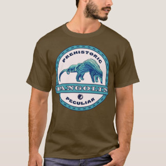 Prehistorisk egendomlig Pangolin T Shirt