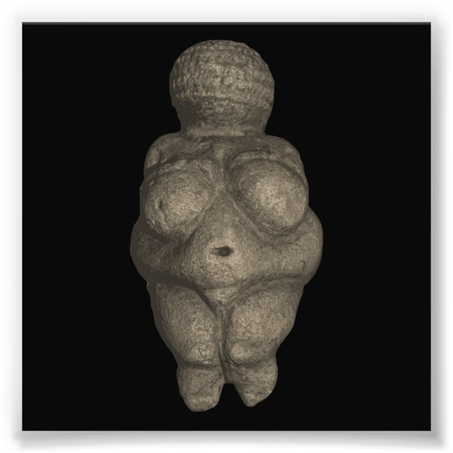 Prehistorisk venus Figurine Fototryck (Framsidan)