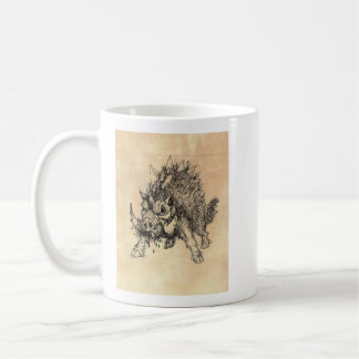 Prehistorisk Zendula Boar Coffee Mugg