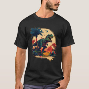 Prehistoriska Cretacous Dinosaurs Jurassic Tyranno T Shirt